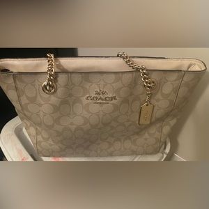 Coach City Tote Beige #12178-03113